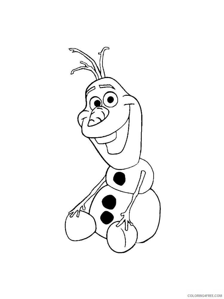Frozen Olaf Coloring Pages TV Film olaf 22 Printable 2020 03235 Coloring4free
