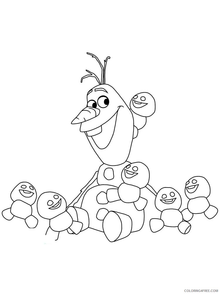 Frozen Olaf Coloring Pages TV Film olaf 25 Printable 2020 03238 Coloring4free