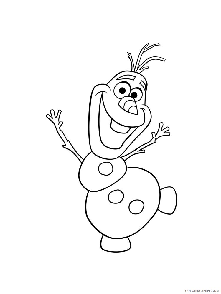 Frozen Olaf Coloring Pages TV Film olaf 26 Printable 2020 03239 Coloring4free