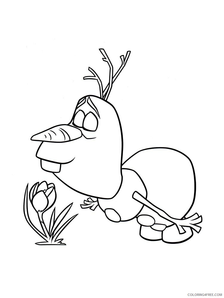 Frozen Olaf Coloring Pages TV Film olaf 4 Printable 2020 03241 Coloring4free