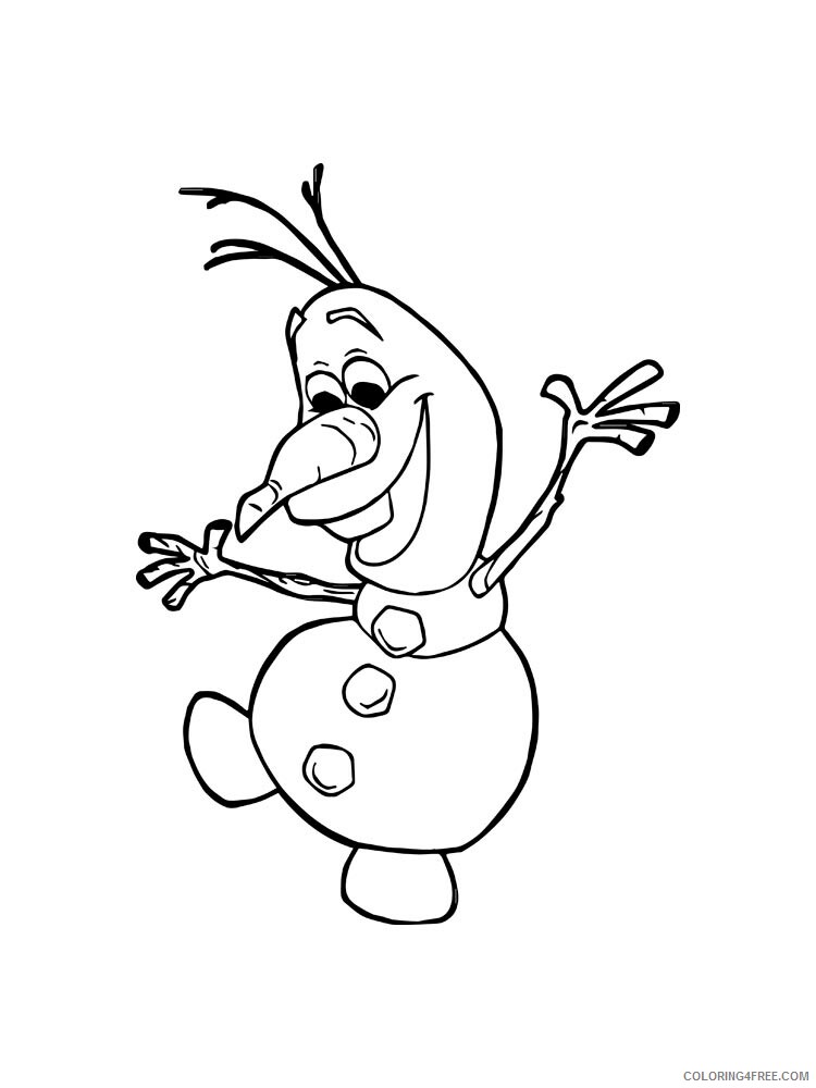 Frozen Olaf Coloring Pages TV Film olaf 6 Printable 2020 03243 Coloring4free