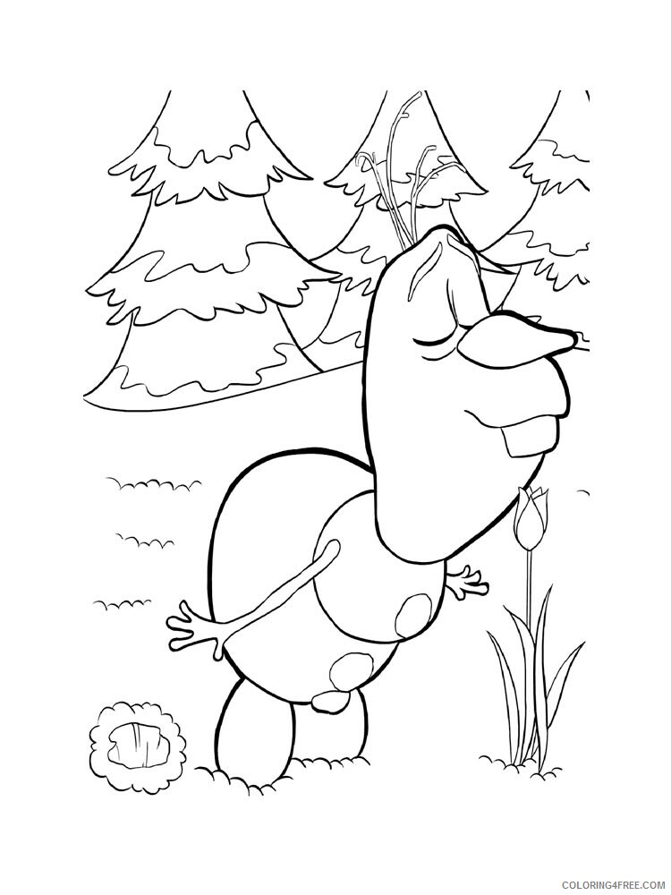 Frozen Olaf Coloring Pages TV Film olaf 8 Printable 2020 03245 Coloring4free