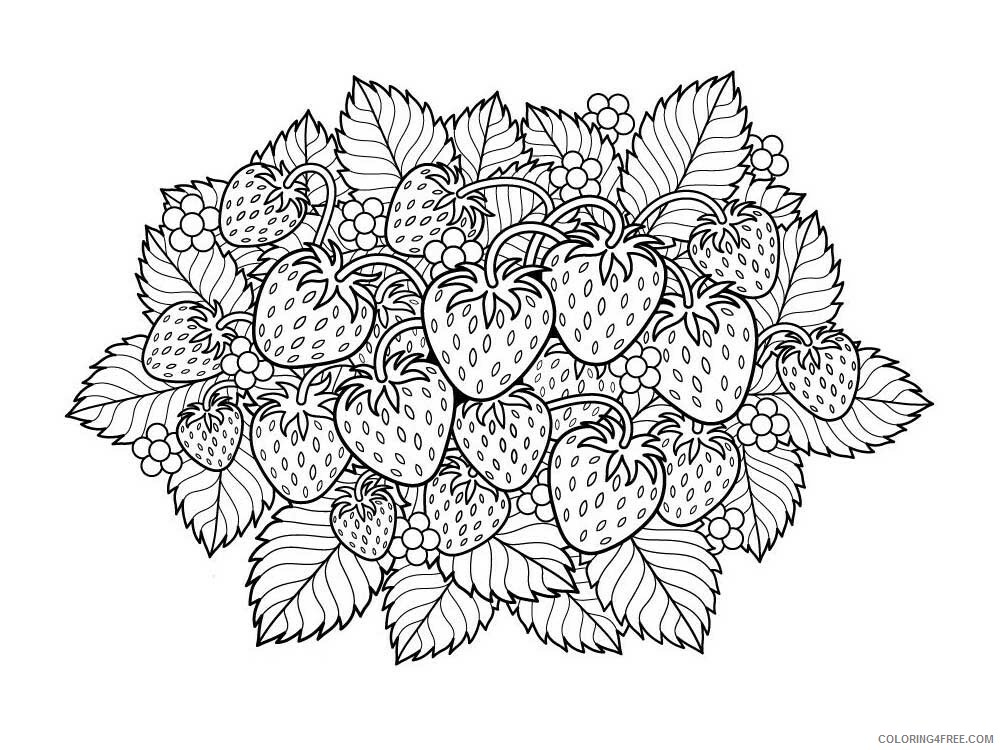 Fruit Zentangle Coloring Pages zentangle fruit 7 Printable 2020 803 Coloring4free