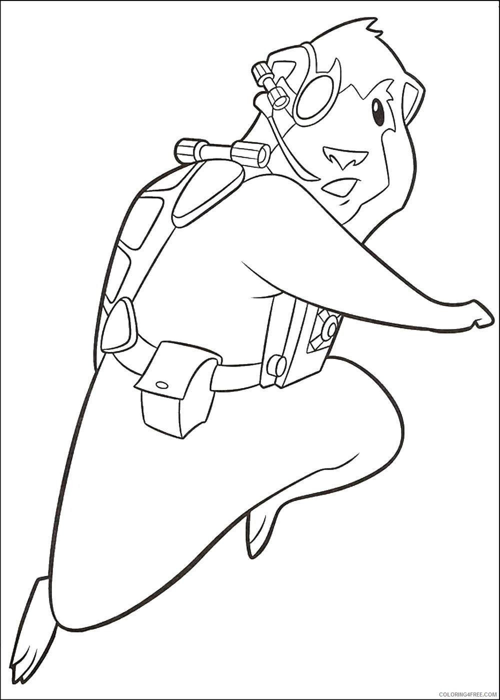 G Force Coloring Pages TV Film g_force_cl_06 Printable 2020 03269 Coloring4free