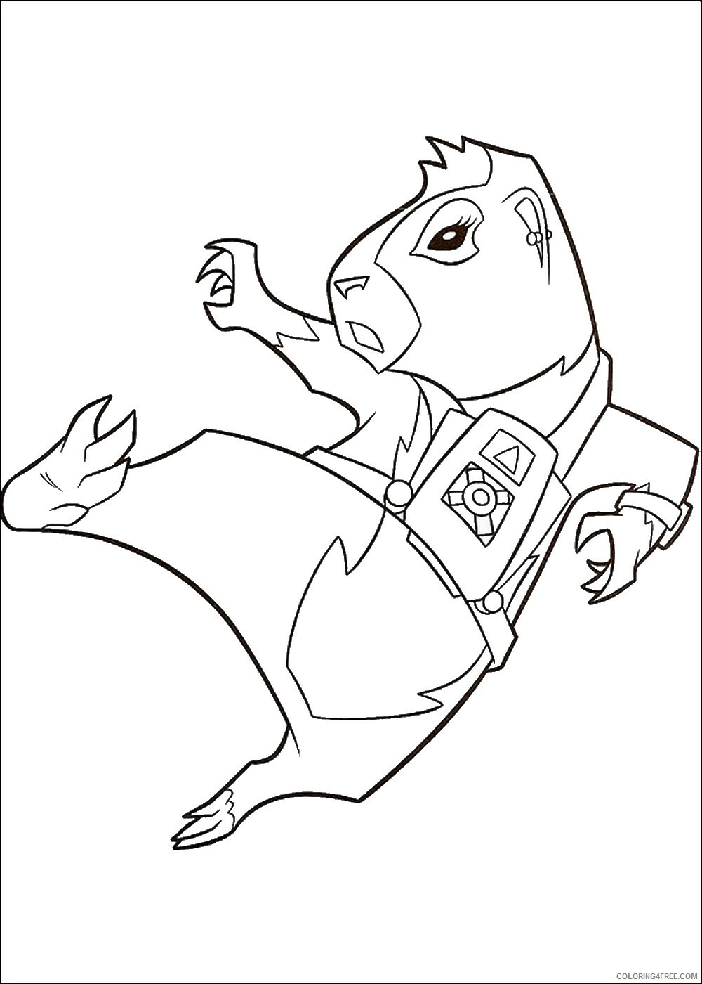 G Force Coloring Pages TV Film g_force_cl_07 Printable 2020 03270 Coloring4free