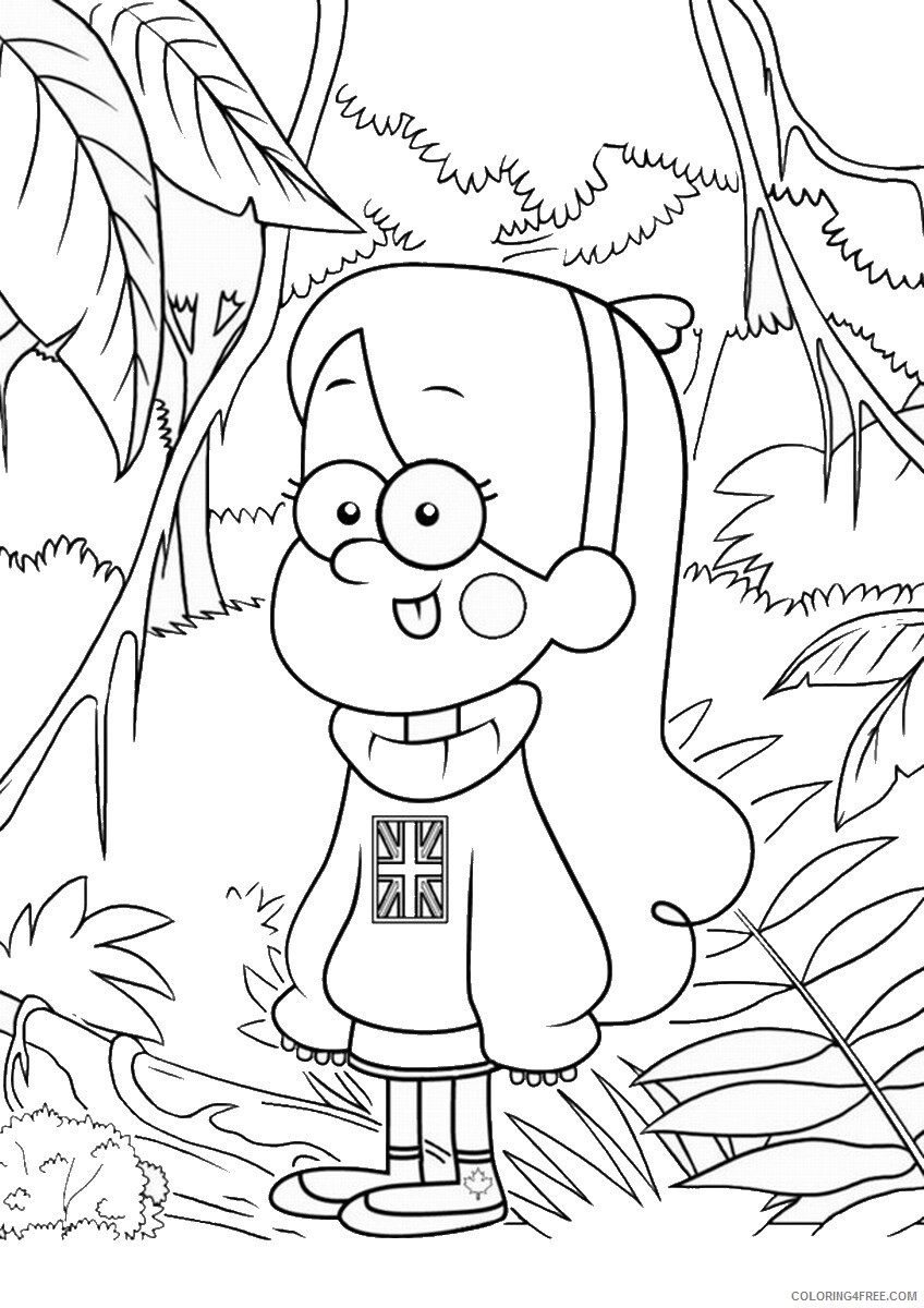 Gravity Falls Coloring Pages TV Film coloring_12 Printable 2020 03330 Coloring4free