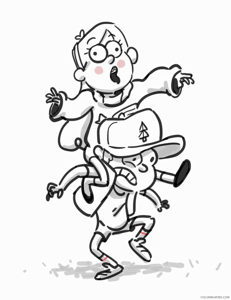 Gravity Falls Coloring Pages TV Film gravity_falls_coloring_5 Printable 2020 03338 Coloring4free