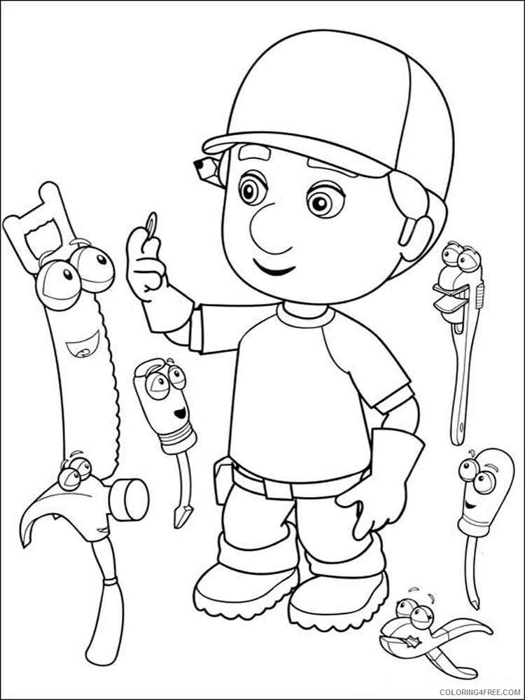 Handy Manny Coloring Pages TV Film handy manny 2 Printable 2020 03438 Coloring4free