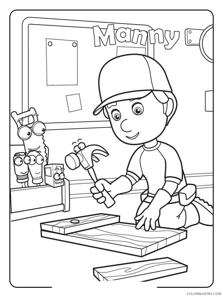 Handy Manny Coloring Pages TV Film handy manny 21 Printable 2020 03440 Coloring4free
