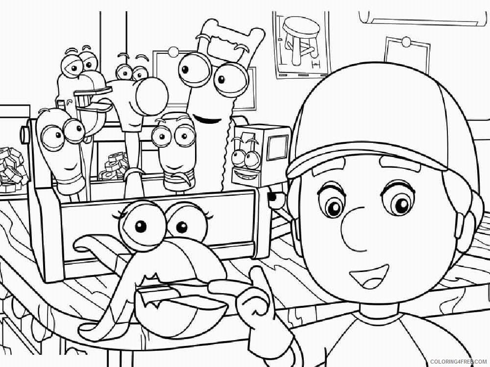 Handy Manny Coloring Pages TV Film handy manny 23 Printable 2020 03442 Coloring4free