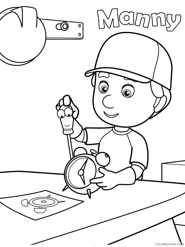 Handy Manny Coloring Pages TV Film handy manny 5 Printable 2020 03444 Coloring4free