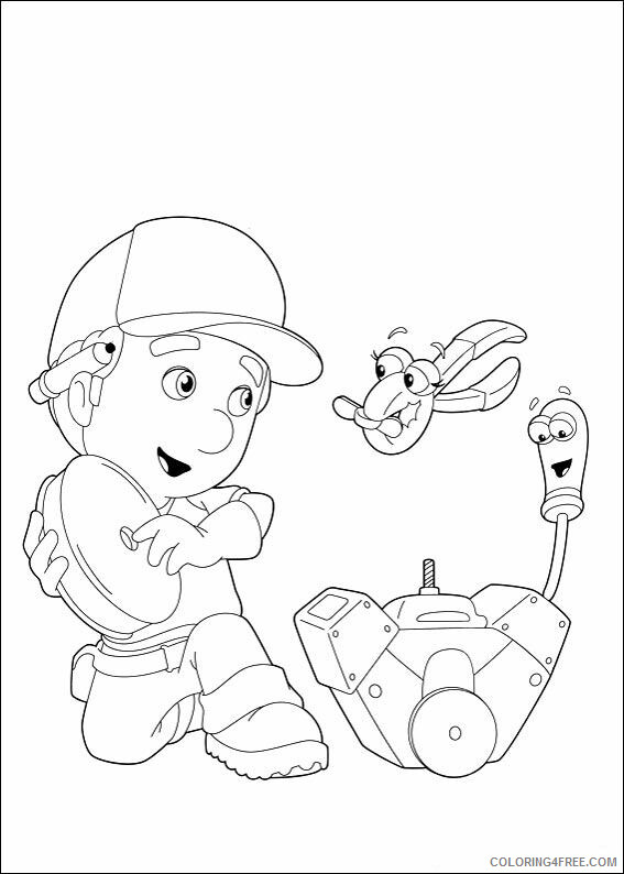 Handy Manny Coloring Pages TV Film handy manny Iu4bC Printable 2020 03416 Coloring4free