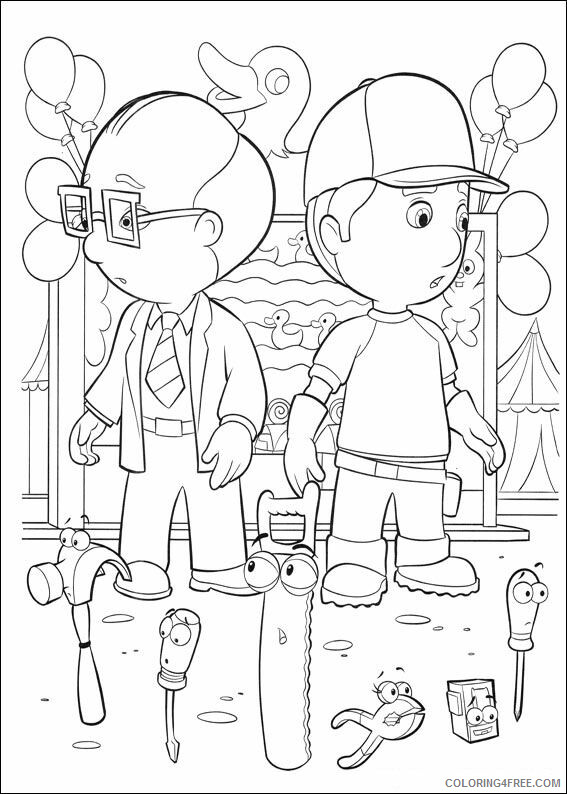 Handy Manny Coloring Pages TV Film handy manny SqzVM Printable 2020 03423 Coloring4free