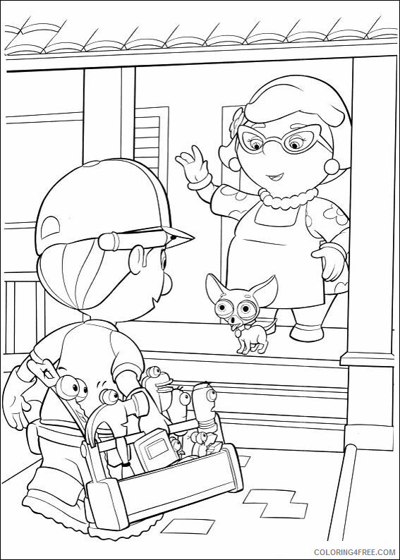 Handy Manny Coloring Pages TV Film handy manny ZE6SW Printable 2020 03427 Coloring4free
