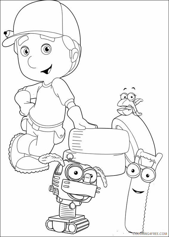 Handy Manny Coloring Pages TV Film handy manny ugtjd Printable 2020 03425 Coloring4free