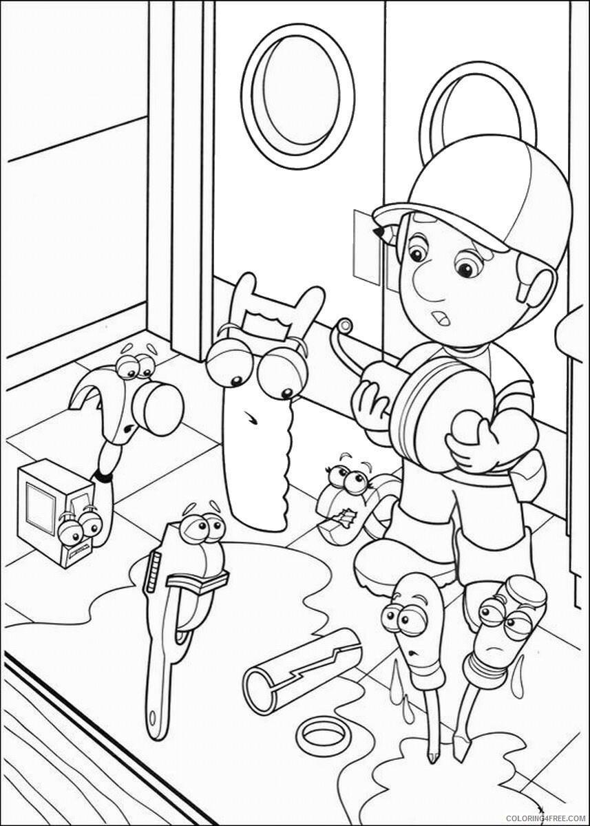 Handy Manny Coloring Pages TV Film handy_manny_coloring19 Printable 2020 03392 Coloring4free