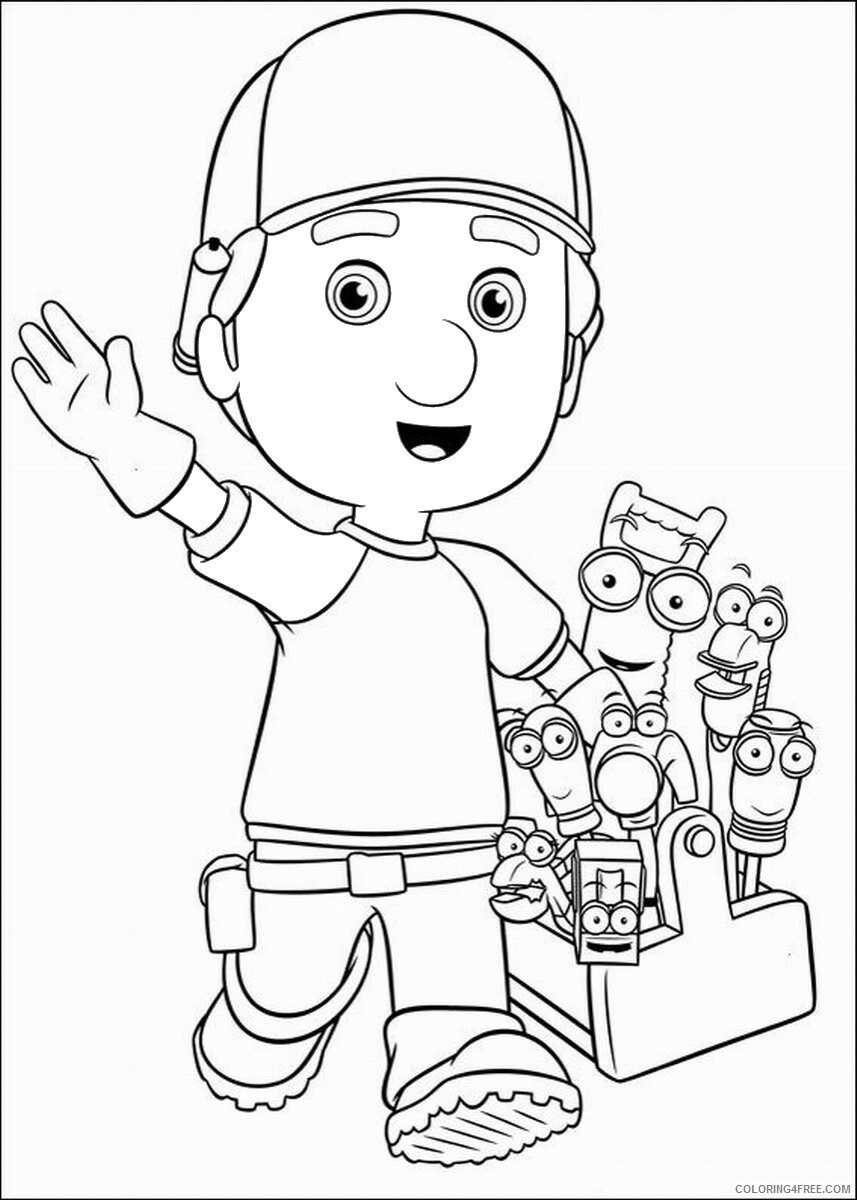 Handy Manny Coloring Pages TV Film handy_manny_coloring6 Printable 2020 03408 Coloring4free