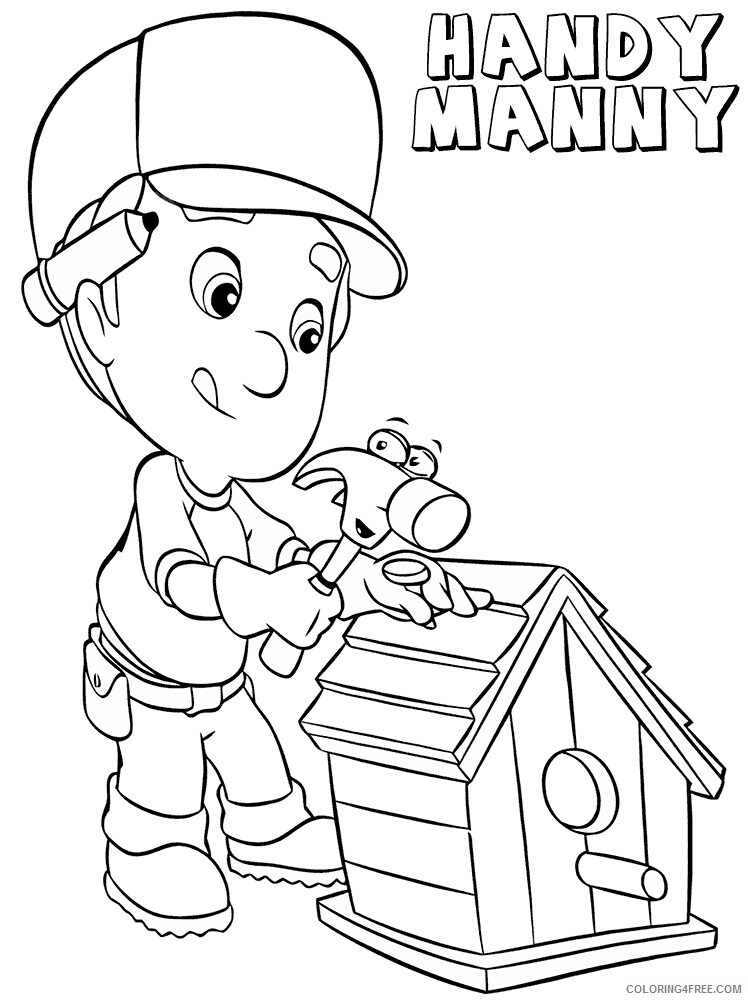 Handy Manny Coloring Pages TV Film handymanny1 Printable 2020 03380 Coloring4free