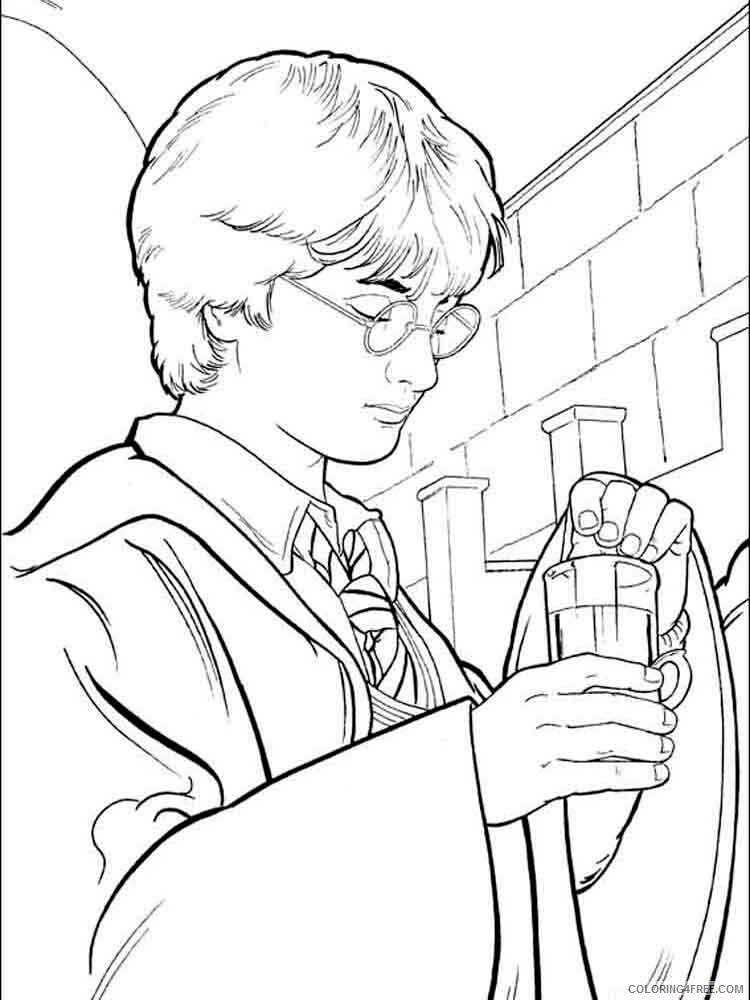 Harry Potter Coloring Pages TV Film Harry Potter 4 Printable 2020 03525 Coloring4free