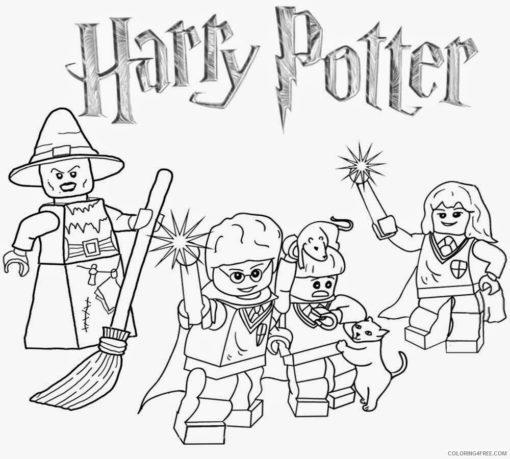Harry Potter Coloring Pages Tv Film Harry Potter Lego Lego Printable 2020 03537 Coloring4free Coloring4free Com