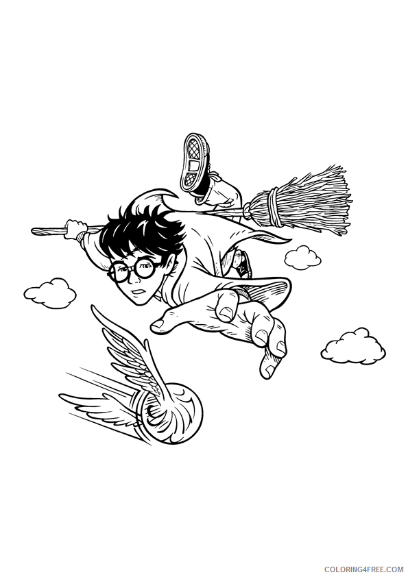Harry Potter Coloring Pages TV Film Lego Harry Potter Printable 2020 03550 Coloring4free