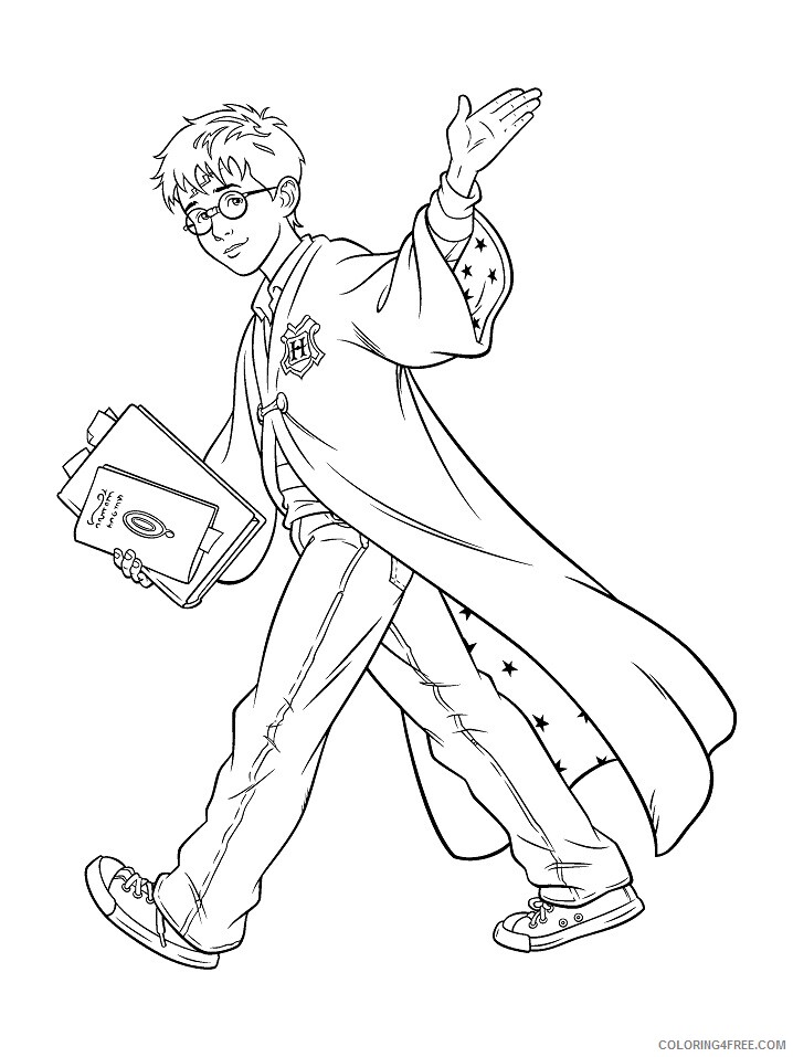 Harry Potter Coloring Pages TV Film coloriage Printable 2020 03454 Coloring4free