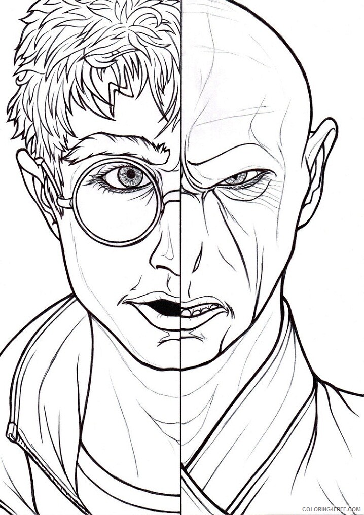 Harry Potter Coloring Pages TV Film drawing Printable 2020 03456 Coloring4free