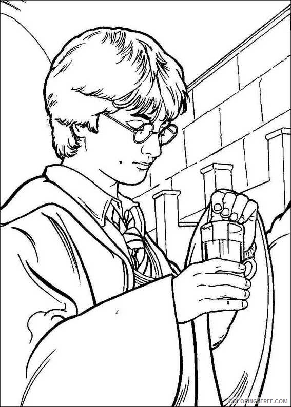 Harry Potter Coloring Pages TV Film harry potter 063 Printable 2020 03498 Coloring4free