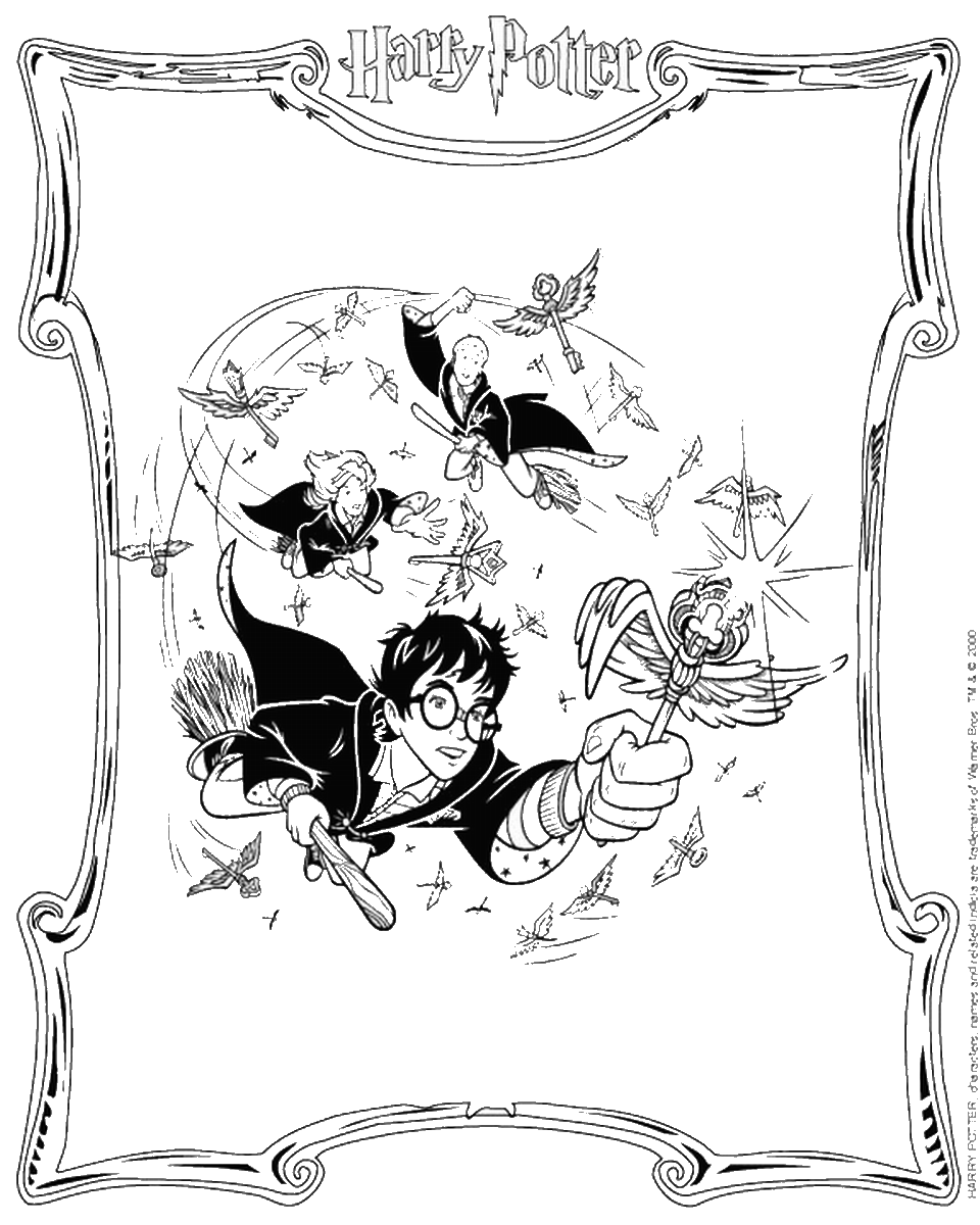 Harry Potter Coloring Pages TV Film harrypc51 Printable 2020 03461 Coloring4free