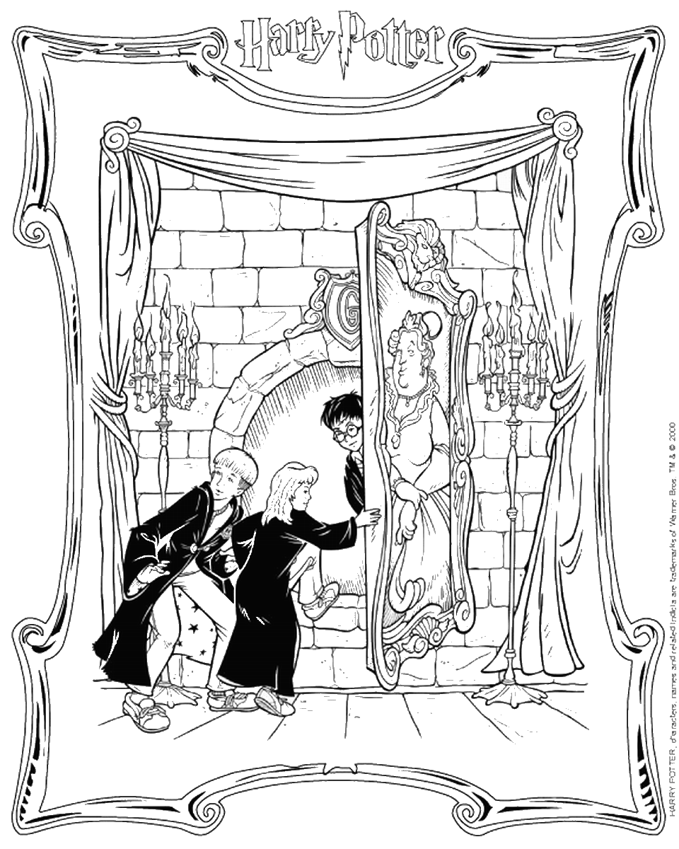 Harry Potter Coloring Pages TV Film harrypc52 Printable 2020 03462 Coloring4free