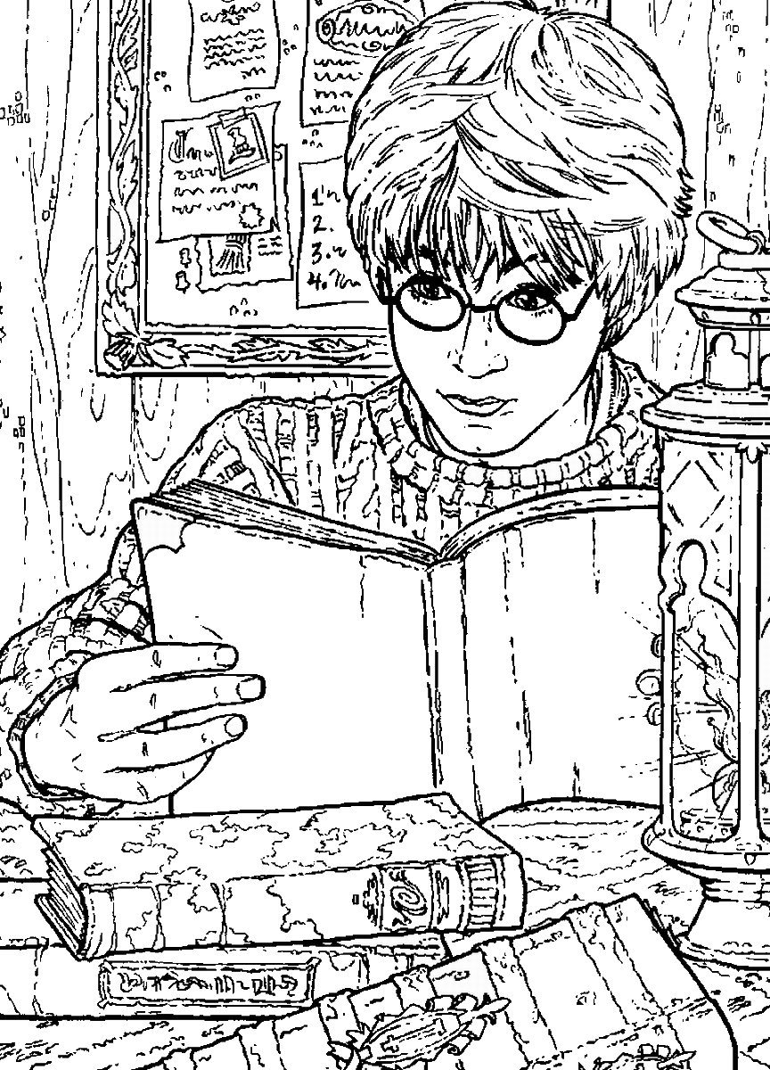 Harry Potter Coloring Pages TV Film harrypc86 Printable 2020 03465 Coloring4free