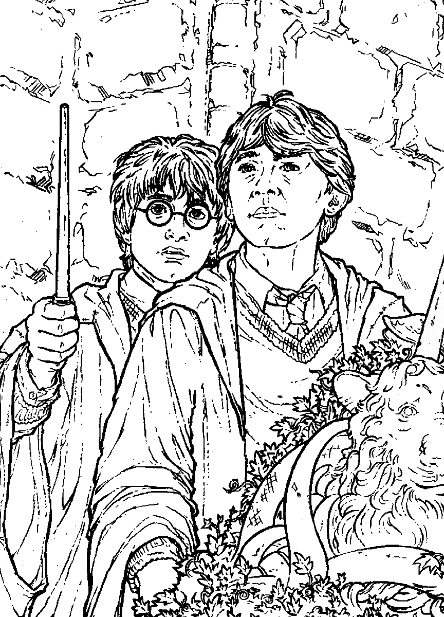 Harry Potter Coloring Pages TV Film harrypc89 Printable 2020 03468 Coloring4free