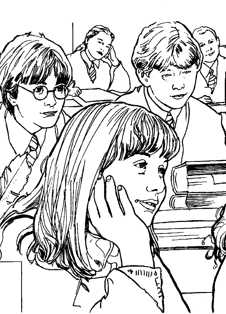 Harry Potter Coloring Pages TV Film harrypc90 Printable 2020 03469 Coloring4free