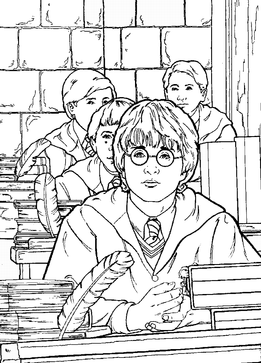 Harry Potter Coloring Pages TV Film harrypc91 Printable 2020 03470 Coloring4free