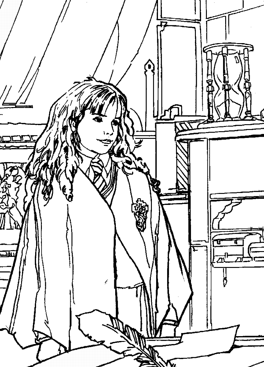 Harry Potter Coloring Pages TV Film harrypc92 Printable 2020 03471 Coloring4free