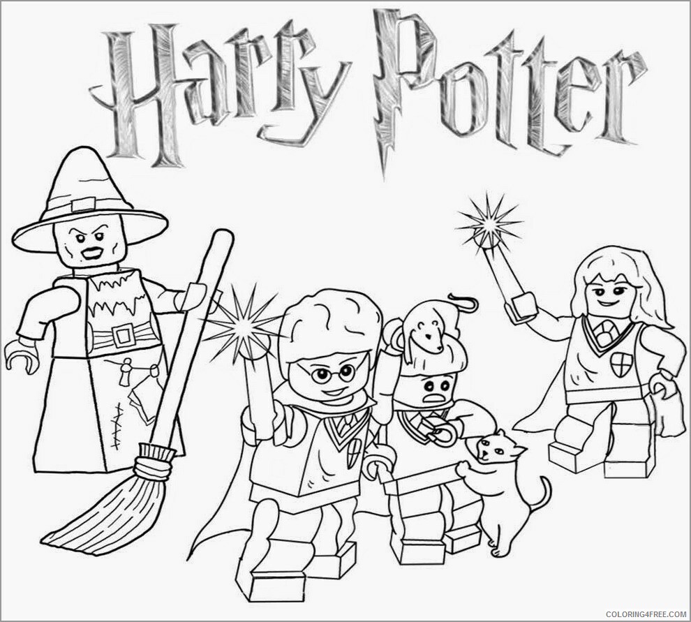 Harry Potter Coloring Pages TV Film lego Printable 2020 03552 Coloring4free