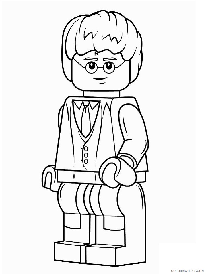 Harry Potter Coloring Pages TV Film lego pinterest Printable 2020 03452 Coloring4free