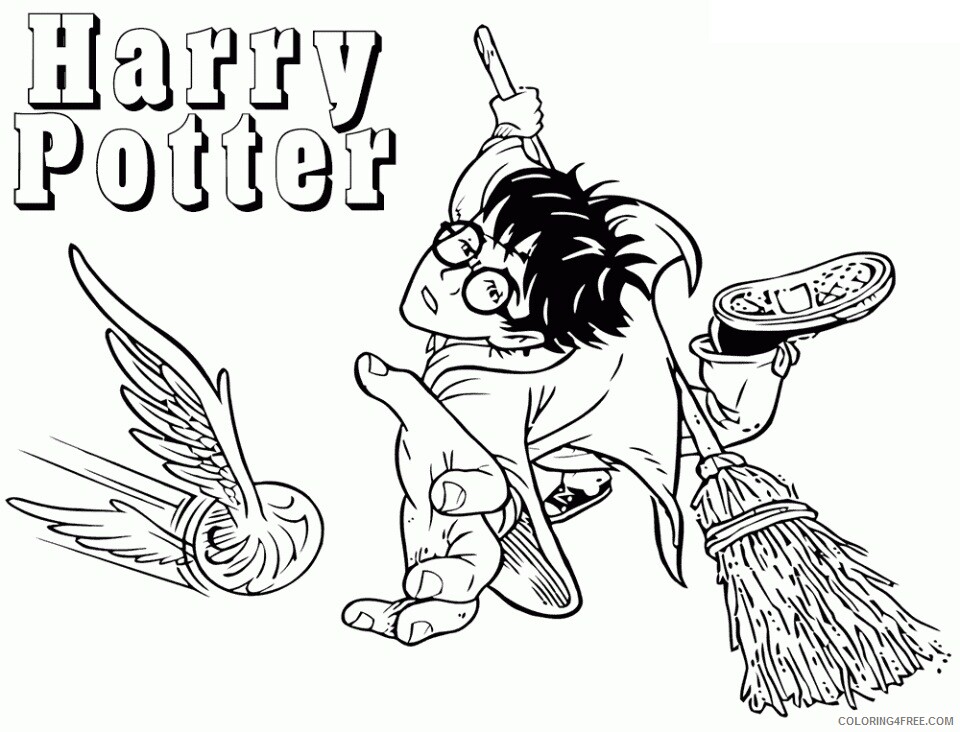 Harry Potter Coloring Pages TV Film to print out Printable 2020 03450 Coloring4free