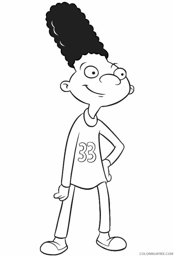 Hey Arnold Coloring Pages TV Film Gerald Hey Arnold Printable 2020 03575 Coloring4free