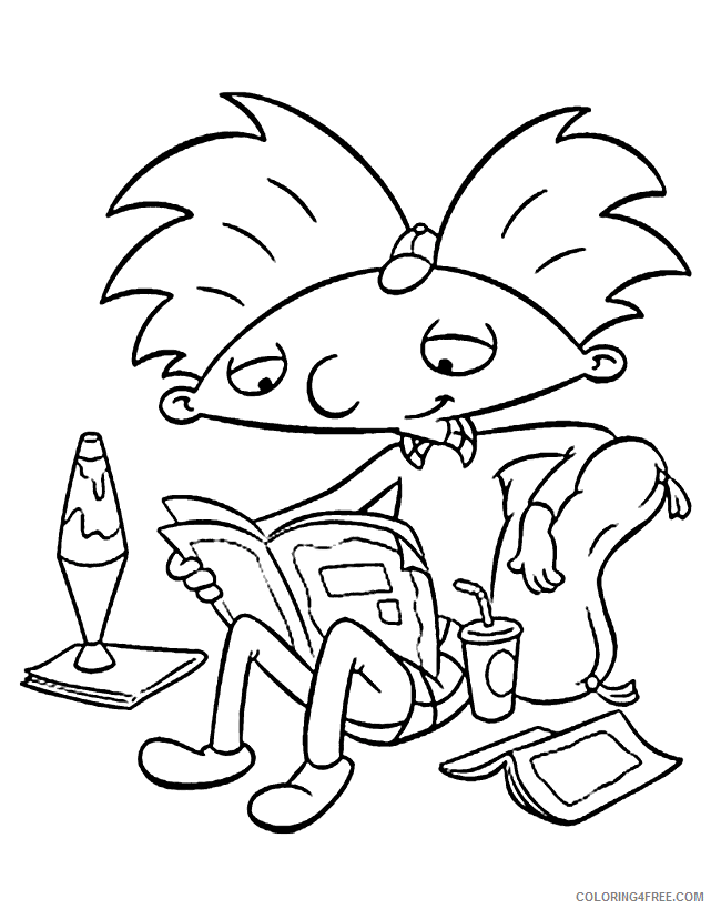 Hey Arnold Coloring Pages TV Film Hey Arnold Printable 2020 03591 Coloring4free