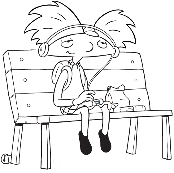 Hey Arnold Coloring Pages TV Film hey arnold 1 Printable 2020 03593 Coloring4free