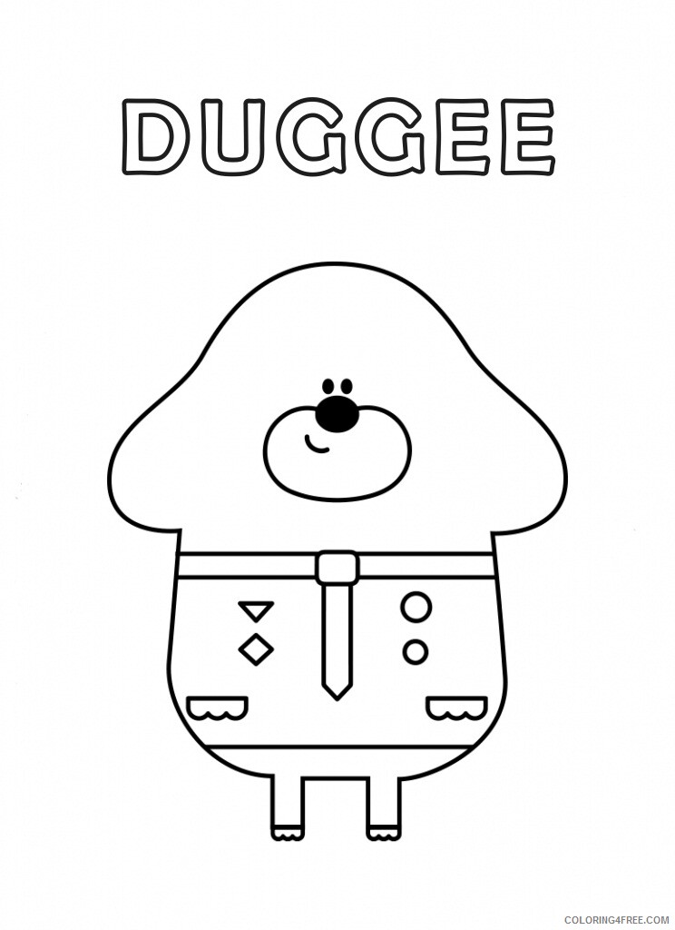 Hey Duggee Coloring Pages TV Film Printable 2020 03600 Coloring4free