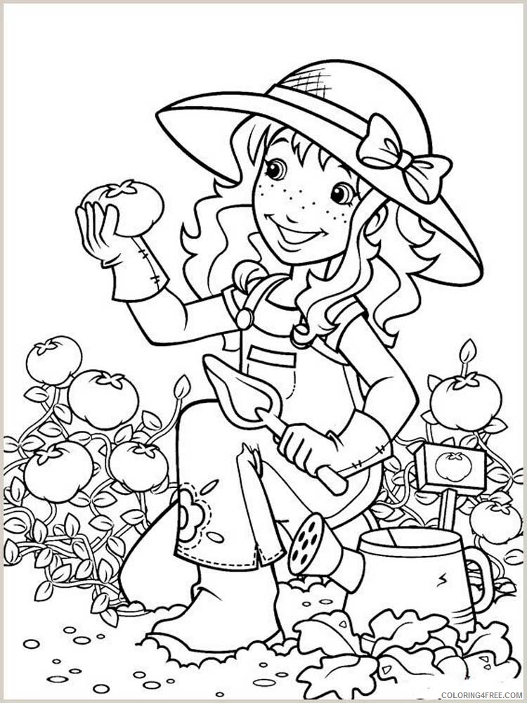 Holly Hobbie Coloring Pages TV Film Holly Hobbie 10 Printable 2020 03631 Coloring4free