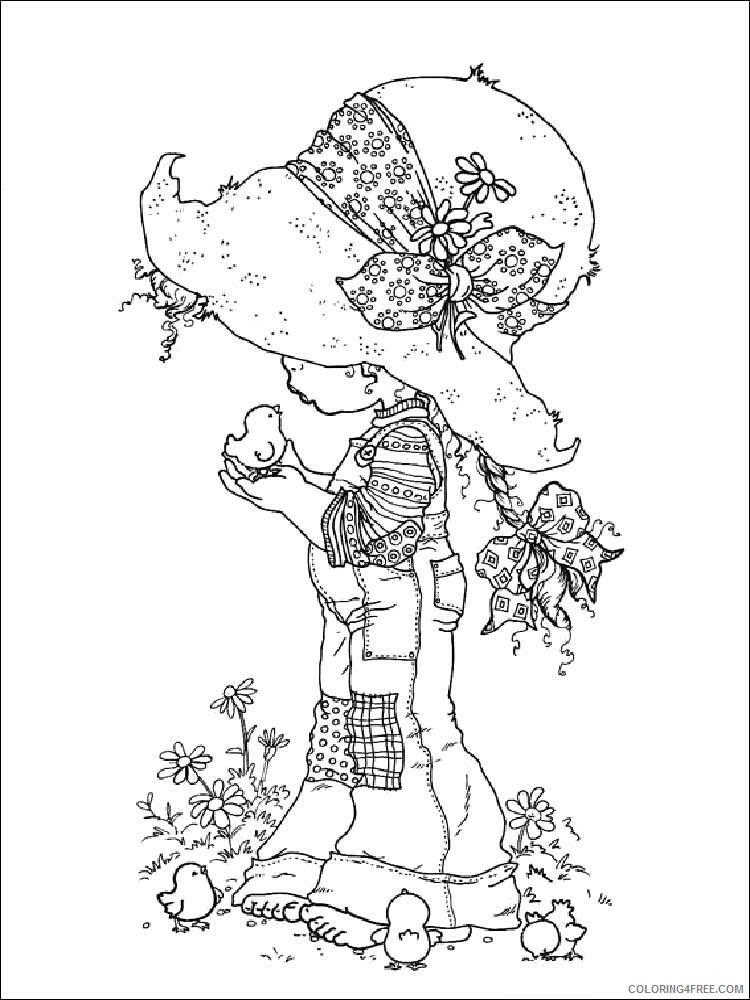 Holly Hobbie Coloring Pages TV Film Holly Hobbie 4 Printable 2020 03639 Coloring4free