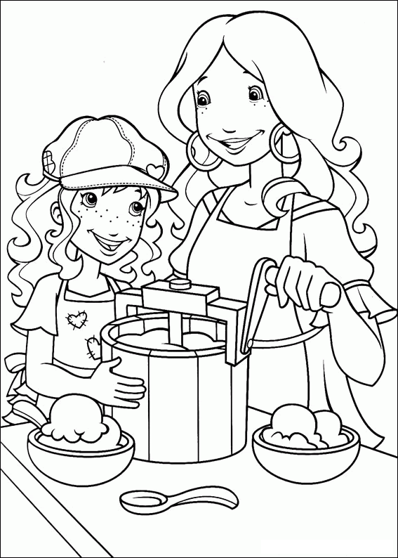 Holly Hobbie Coloring Pages TV Film holly hobbie Xz01F Printable 2020 03628 Coloring4free