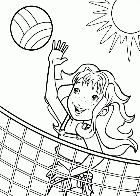 Holly Hobbie Coloring Pages TV Film holly hobbie zuo8a Printable 2020 03629 Coloring4free