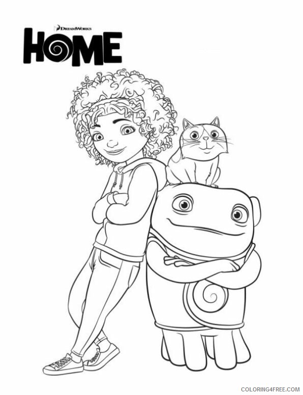 Home Film Coloring Pages TV Film home PKIvF Printable 2020 03649 Coloring4free