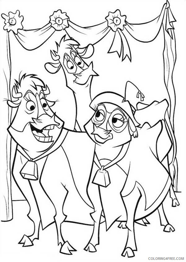 Home on the Range Coloring Pages TV Film Attending Party Printable 2020 03657 Coloring4free