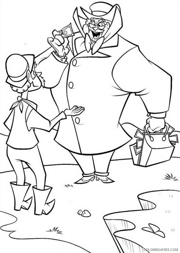 Home on the Range Coloring Pages TV Film Cowboy Bribe a Farmer 2020 03661 Coloring4free