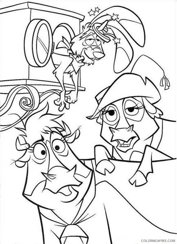 Home on the Range Coloring Pages TV Film Dizzy Animals on the Way 2020 03671 Coloring4free